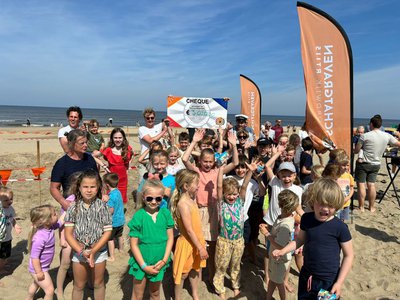 Logo voor Schatgraven in Noordwijk: ondernemers en kinderen in actie voor jongeren