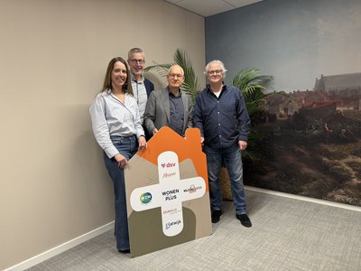 Logo voor Dunavie, DSV, Marente en Welzijnskwartier bundelen krachten in Wonen met een Plus