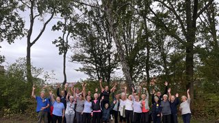 Foto van Katwijkse 55-plussers helpen landelijk beweegrecord verbreken