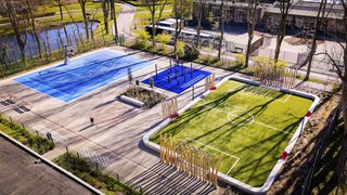 Foto van Katwijk opent eerste Krajicek Playground in de wijken Hoornes en Rijnsoeve