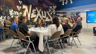 Foto van Staatssecretaris Tielen bezoekt Welzijnskwartier en Join Us