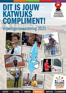 Logo voor Meer dan 3600 vrijwilligers bedankt met Katwijks compliment