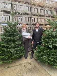 Logo voor BuurtKracht kerstbomenactie