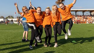 Foto van Sportpark de Krom kleurt oranje tijdens Koningsspelen 2022