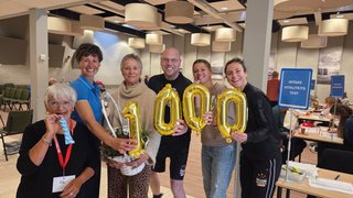 Foto van Katwijk viert 1000ste deelnemer aan Vitaliteitstest